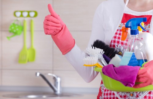 Deep cleaning details for an Airbnb bathroom