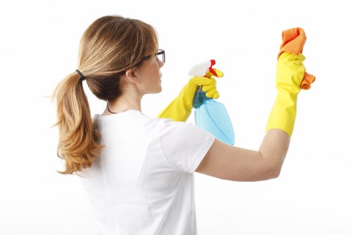 Professional sanitizing and disinfection in a commercial facility