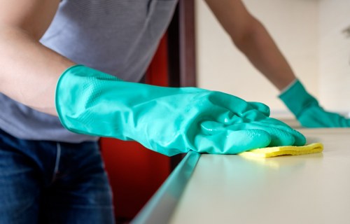 Commercial cleaning and maintenance for a modern business property